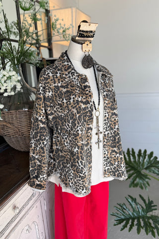 Brantley Shacket Leopard Shacket Veveret
