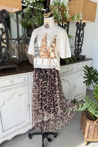 Shondra Leopard Skirt Skirt Oz