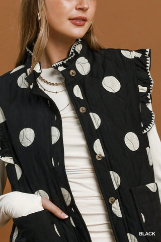 Roberta Vest Black by Umgee Vest Umgee