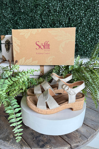 Capri Sandals Platino by Sofft Shoes Sofft