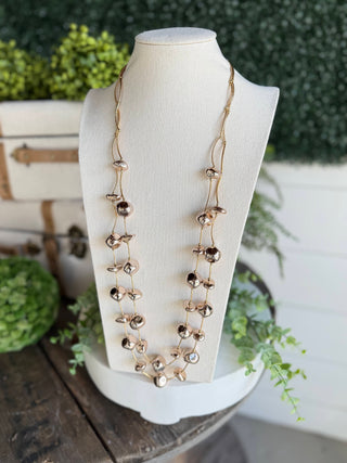 Nugget Necklace Gold Necklaces Miss Carla