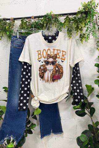 Boojee Ghost Tee Natural T Shirt The Crystal Ranch