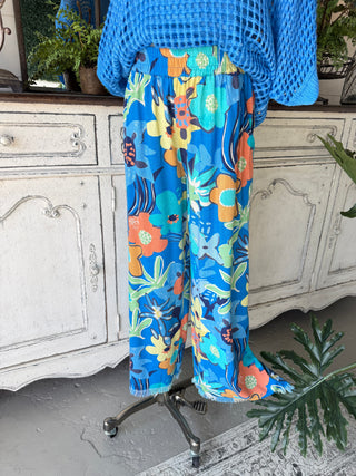 Mambo Pants Cerulean by Umgee Pants Umgee