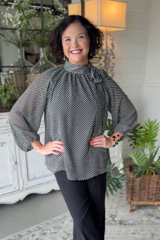 Seraphina Top Black by Umgee