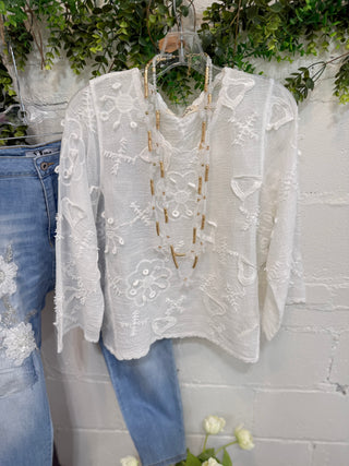 Provence Top White Shirts & Tops Originalusa