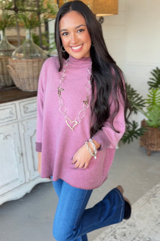 Christy Mauve sweater MuMu/JY