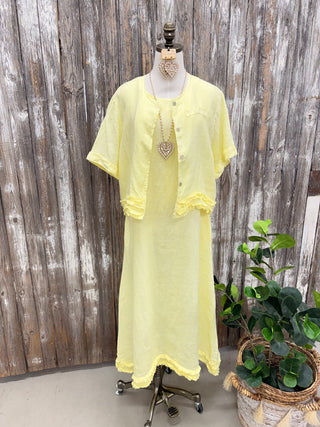 Hattie Maxi Dress Yellow Dresses S & F/ Italy