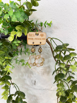 Delia Earrings Brown by Pink Panache Earrings Pink Panache