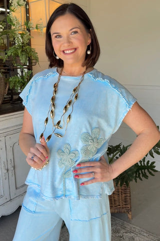 Weekend Getaway Pants Baby Blue Pants J Her