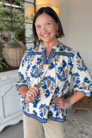 Jeanie Top Blue by Gigio