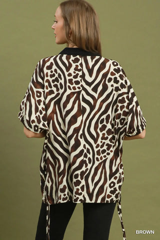 Smokeshow Top Brown by Umgee RESTOCK Soon Shirts & Tops Umgee