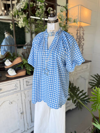 Libbie Top Blue by Umgee