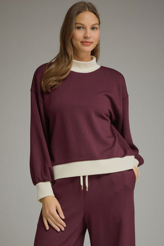 Clark Top Plum by Entro Shirts & Tops Entro