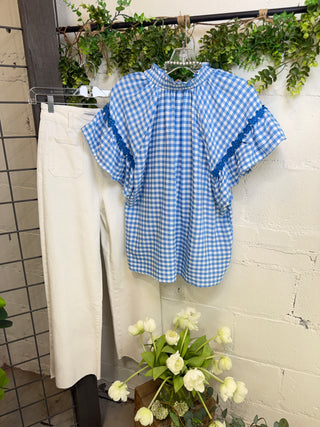 Laurie Top Blue by Umgee