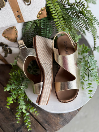 Steppin Out Gold by Corky’s Shoes Corky's Footwear