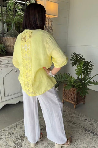 In The Details Top Yellow Shirts & Tops Prospero