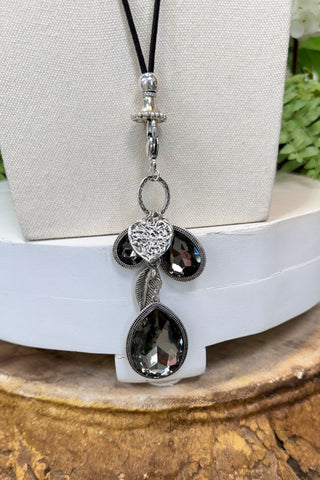 Romi Necklace Black Necklaces L & B Creations