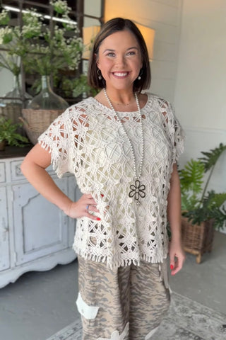 Judith Top Natural by Easel Shirts & Tops Easel