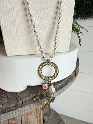 Visions Necklace Bronze/Pearl Necklaces BFF