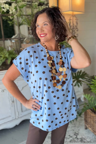 Velma Top Periwinkle