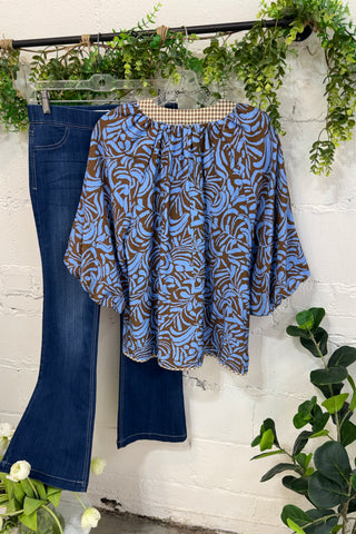 Topeka Top Brown by Umgee