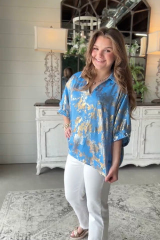 Shimmy Shine Blue Mix by Jodifl limited stock Shirts & Tops Jodifl