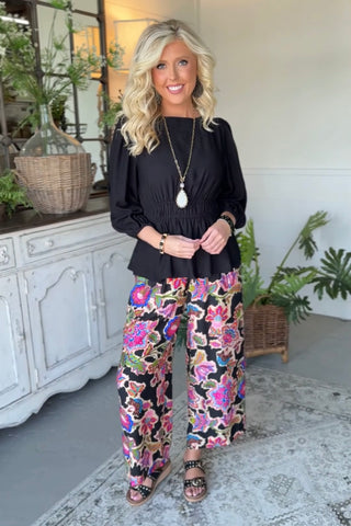 Julie Pants Black by Umgee