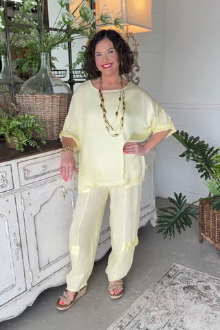 Effortless Pants Yellow Pants Sole Luna