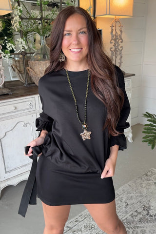 Leisurely Top Black