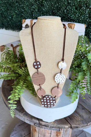 Flanagan Necklace Brown