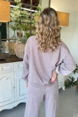 Brookwood Mocha Sweatshirt Rae Mode