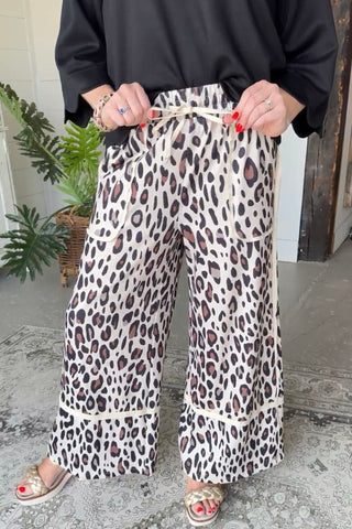 Game Changer Pants Leopard Pants Disco