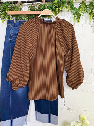 Campbell Top Cappuccino by Umgee