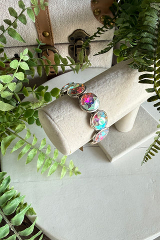 Bedazzled Bracelet Silver AB