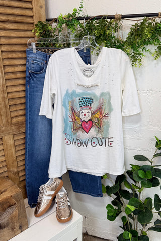 Snow Cute Tee White
