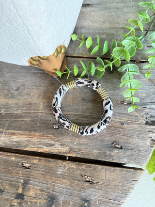 Alluring Bracelet Taupe Leopard Bracelets Avenue T