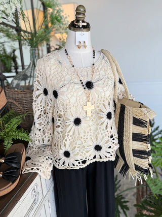 Addie Sweater Natural Sweater Pol Clothing