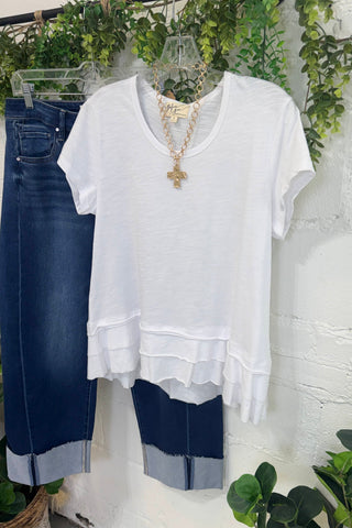 Christine Top White