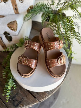 Told You So Sandals Cognac by Corky’s Sandal Corky's Footwear