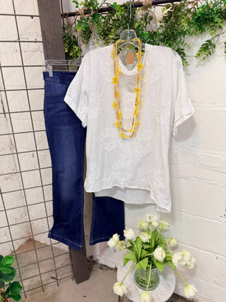 Jamison Top White Shirts & Tops Giada Fashion