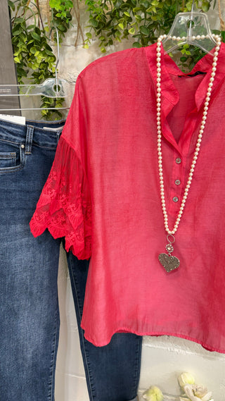 Damsel Top Strawberry