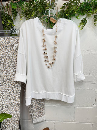 Happiness Top White Shirts & Tops MuMu/JY