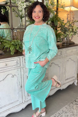 Callie Top Aqua Shirts & Tops Sage+Fig