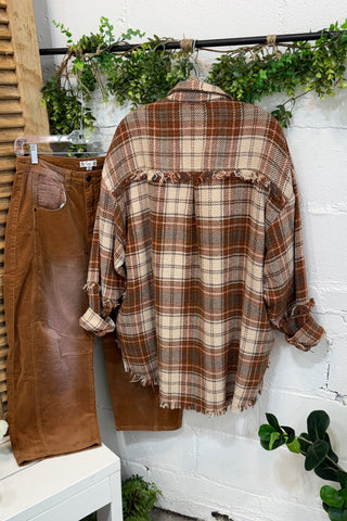 Lockwood Shacket Brown by Bibi Shacket Bibi