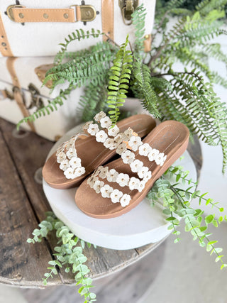 Garden Party Sandals White by Corky’s Sandal Corky's Footwear