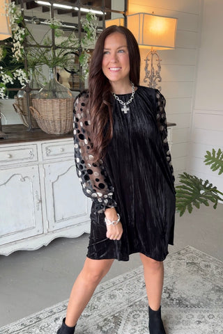 Delana Dress Black by Umgee Dresses Umgee