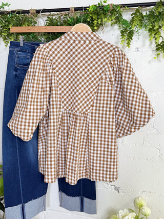 Scotty Top Brown by Umgee