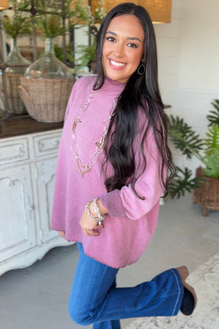 Christy Mauve sweater MuMu/JY