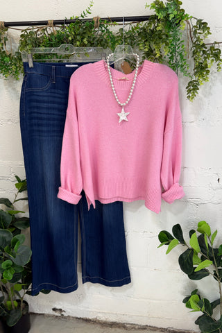 Girl Next Door Sweater Peony Sweater La Miel