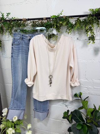 Beach Party Top Cream Shirts & Tops Tres Bien